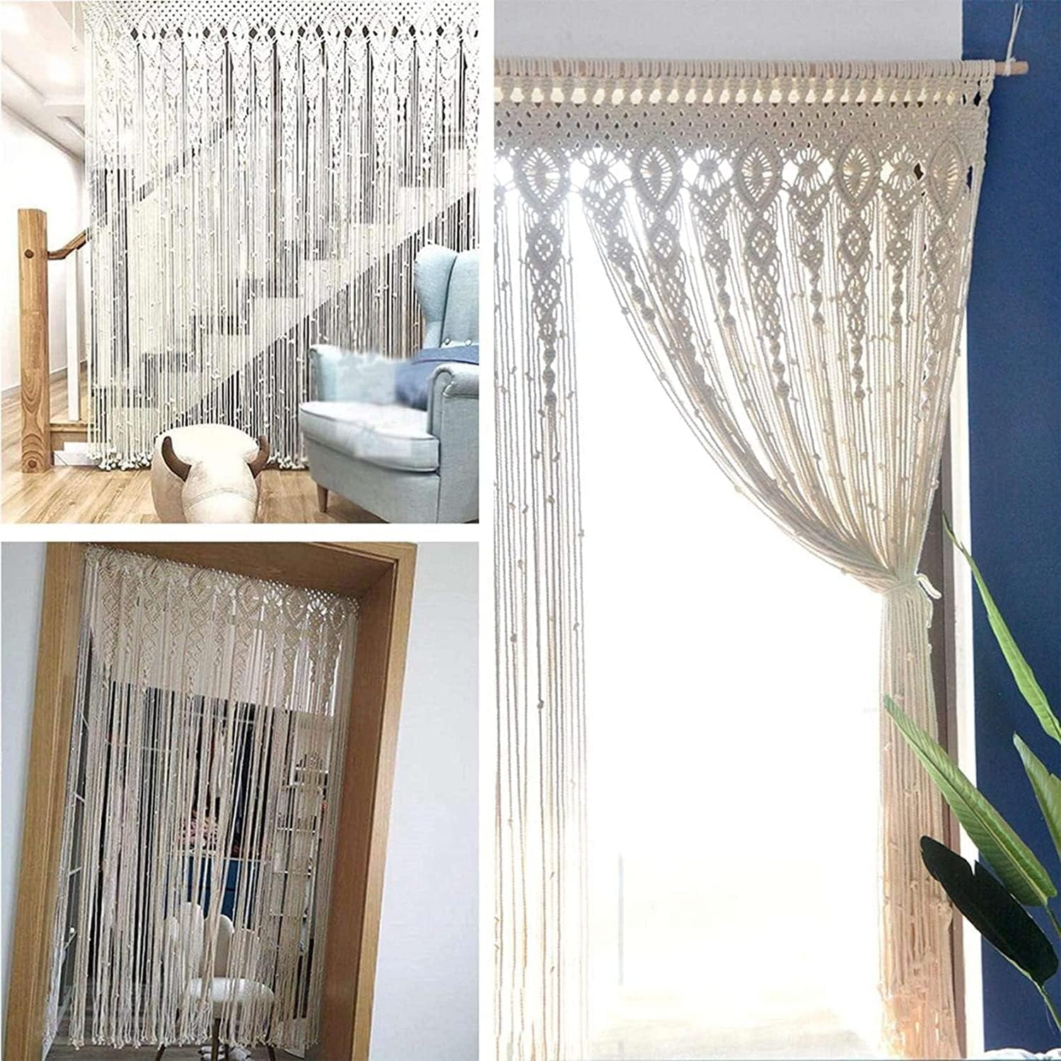 Tapiz tejido para separar el salón de bodas Hogar - Complementos y Decoración Naty Shop