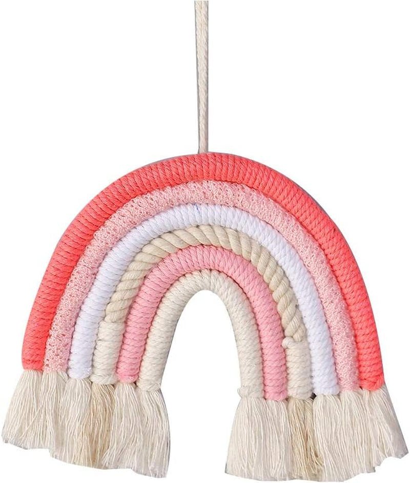 Tapiz tejido con arcoíris bohemio en casa arte colorido Hogar - Accesorios y Decoraciones Naty Shop Default Title