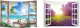 Tapiz ulticool casa playa playa palmeras isla Hogar - Accesorios y Decoración Naty Shop Playa Playa Naturaleza