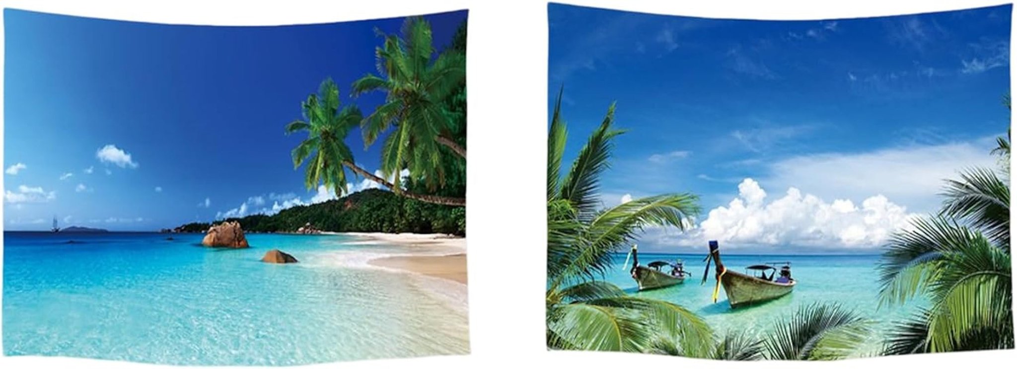 Tapiz ulticool casa playa playa palmeras isla Hogar - Accesorios y Decoración Naty Shop Playa Playa