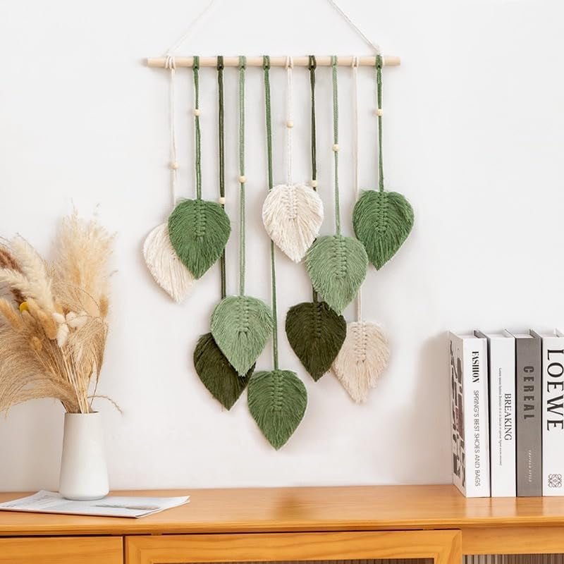 Tapiz verde natural decorando las paredes del dormitorio de la habitación Hogar - Complementos y Decoración Naty Shop
