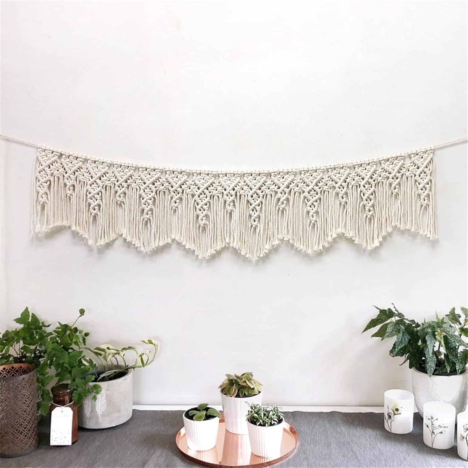 Tapiz colgante de pared pancarta tejida boda Hogar - Accesorios y Decoraciones Naty Shop Default Title