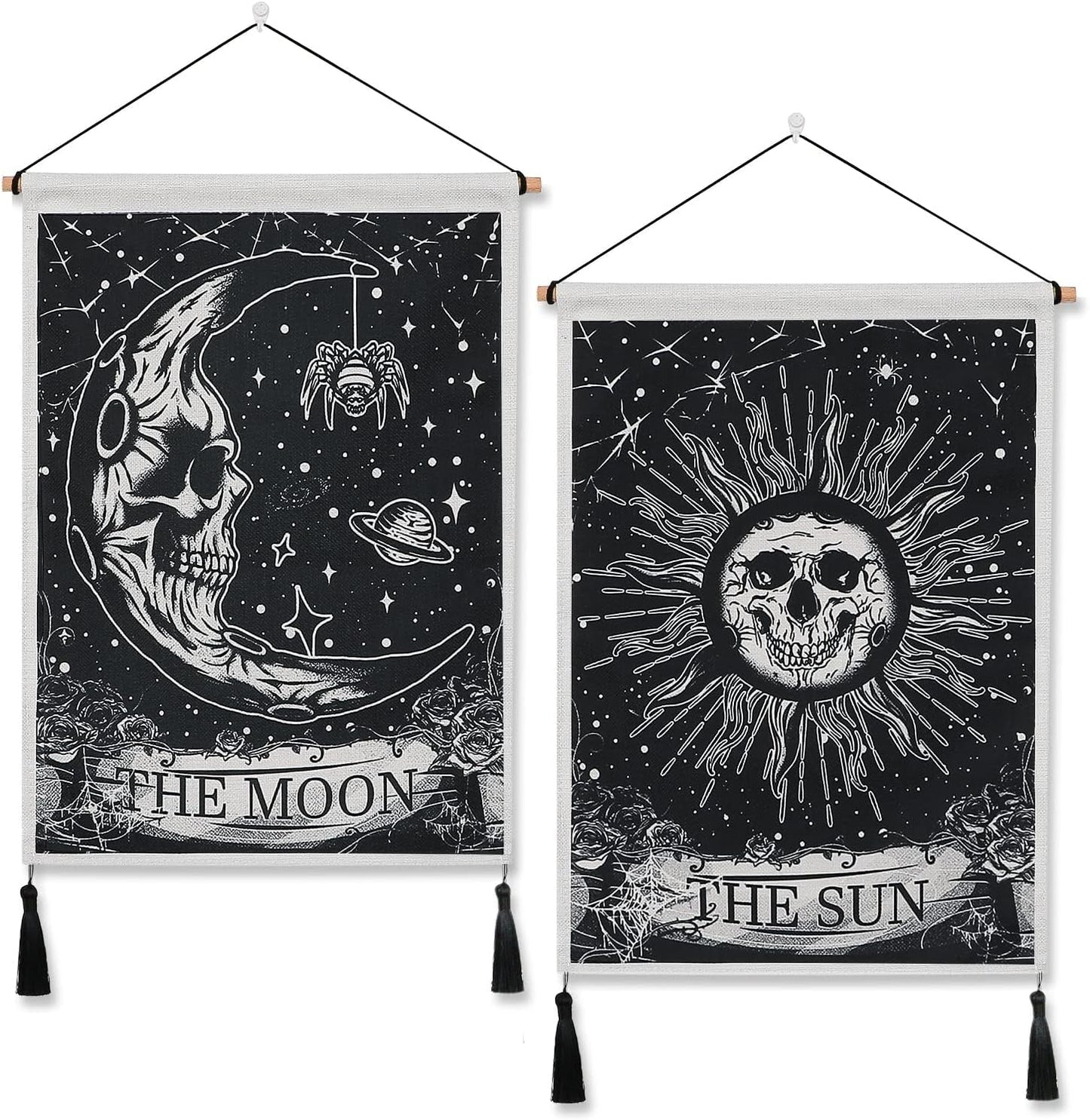 Tapiz weldomcor calavera tarot set sol Hogar - Accesorios y Decoración Naty Shop Calaveras Calaveras