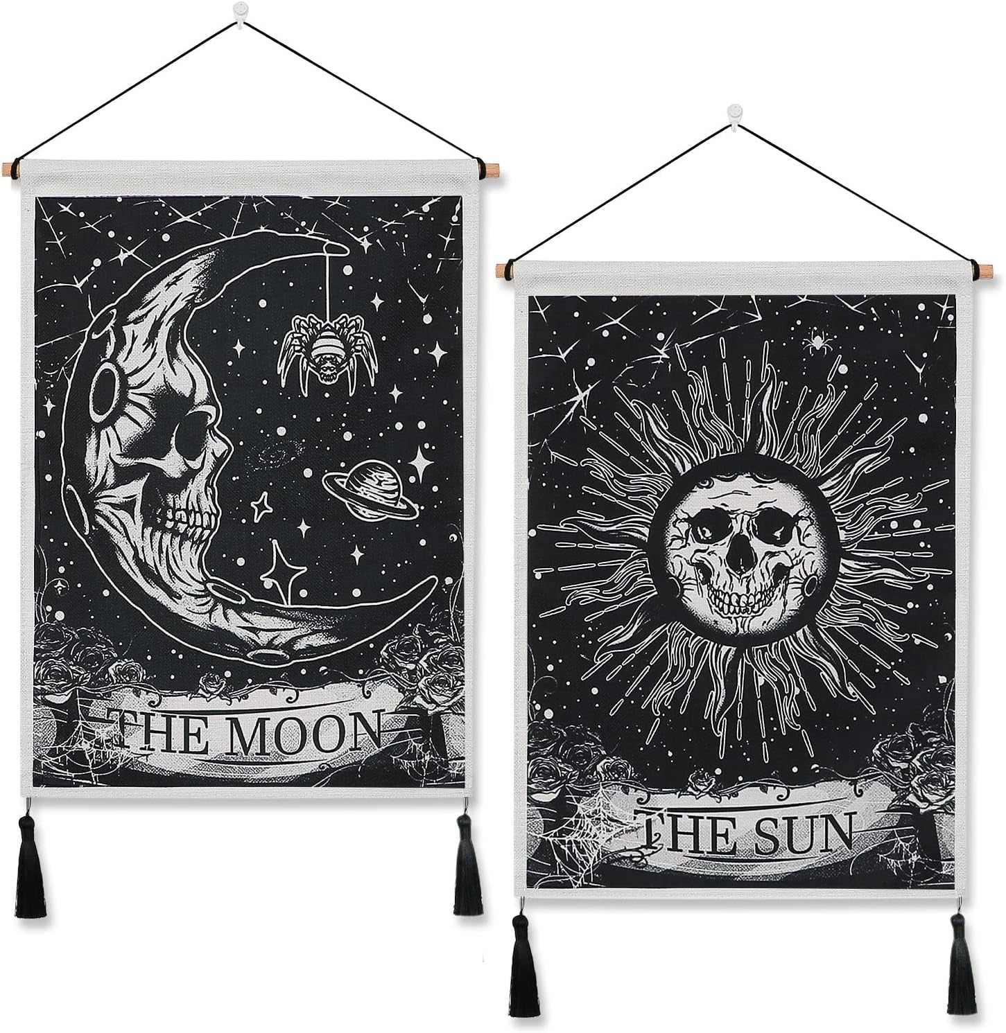 Tapiz weldomcor calavera tarot set sol Hogar - Accesorios y Decoración Naty Shop Calaveras Calaveras