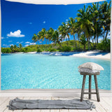 Tapiz yisure playa paisaje tropical Hogar - Accesorios y Decoración Naty Shop
