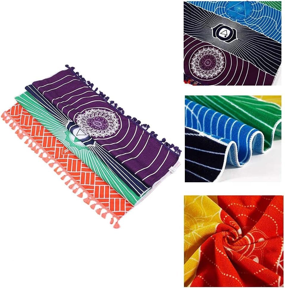Tapiz yoga meditación siete chakras hippie Casa - Accesorios y Decoración Naty Shop