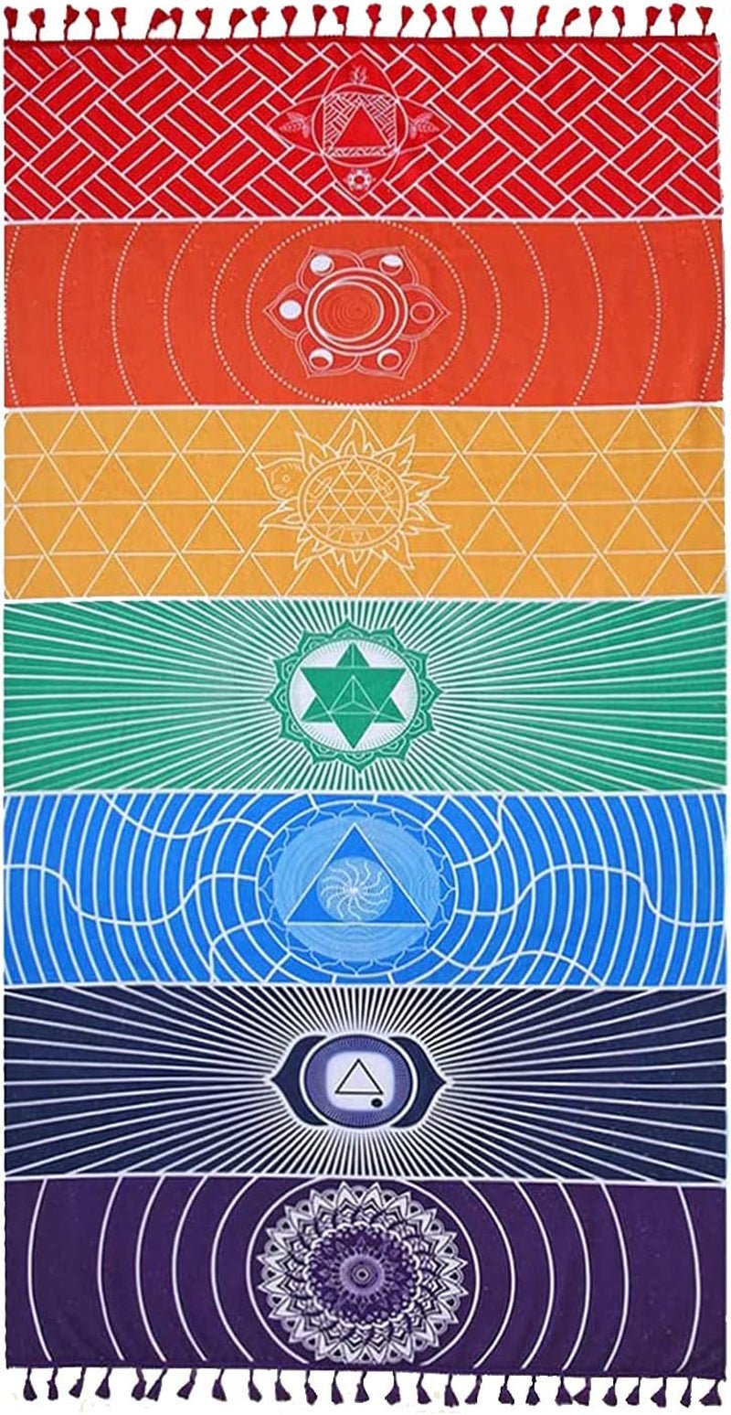 Tapiz yoga meditación siete chakras hippie Casa - Accesorios y Decoraciones Naty Shop Default Title