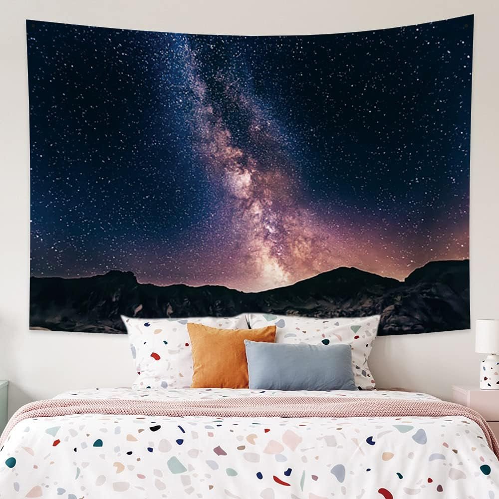 Tapiz yongfoto cielo estrellado nebulosa estrellas misteriosas Hogar - Accesorios y Decoración Naty Shop