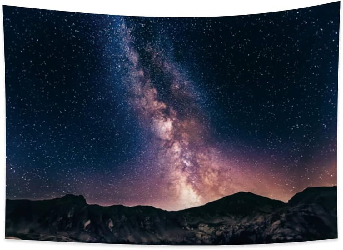 Tapiz yongfoto cielo estrellado nebulosa estrellas misteriosas Hogar - Accesorios y Decoración Naty Shop 70L X 100B Cm