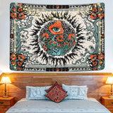 Tapiz setas yrendenge lona quemada ojos hippie Hogar - Accesorios y Decoración Naty Shop