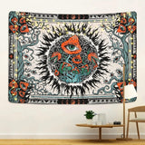 Tapiz setas yrendenge lona quemada ojos hippie Hogar - Accesorios y Decoración Naty Shop