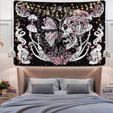 Tapiz yrendenge mariposas esqueleto setas casa estrellas luna Casa - Accesorios y Decoraciones Naty Shop