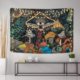 Tapiz yrendenge ojos de seta tela de pared criaturas del mar Hogar - Accesorios y Decoración Naty Shop