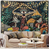 Tapiz yrendenge ojos de seta tela de pared criaturas del mar Hogar - Accesorios y Decoración Naty Shop