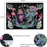 Tapiz yrendenge tapiz fluorescente fase mariposas Hogar - Accesorios y Decoración Naty Shop
