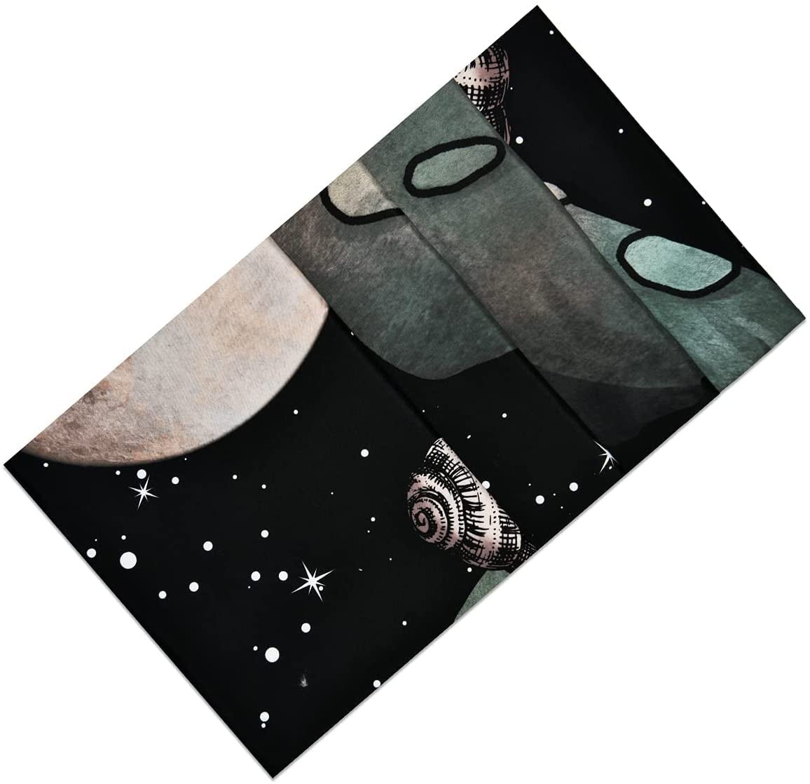Tapiz yugarlibi seta caracol bosque negro colgante Hogar - Accesorios y Decoración Naty Shop