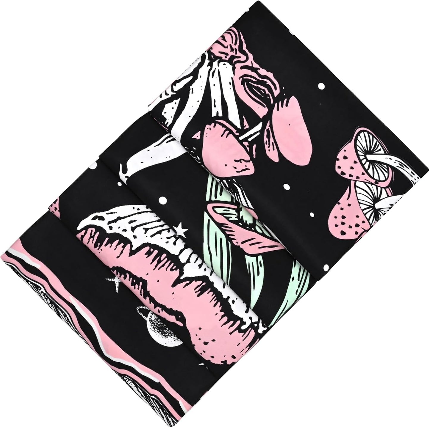 Tapiz yugarlibi calavera rosa setas esqueleto Hogar - Accesorios y Decoración Naty Shop