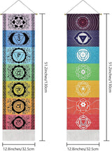 Tapiz yugarlibi colgante set chakra meditación yoga trippy Hogar - Accesorios y Decoración Naty Shop