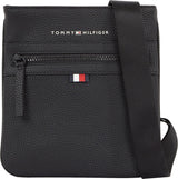 Tommy Hilfiger ESSENTIAL PU MINI CROSSOVER Equipaje cruzado y equipo de viaje para hombre Naty Shop Negro (Negro) Talla única