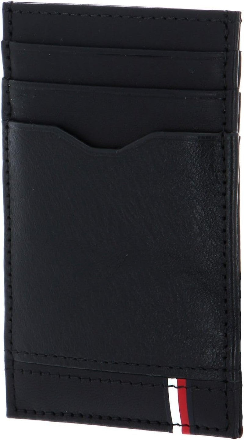 Tommy Hilfiger TH Central Cardholder, Cartera Plegable, Negro, Talla Única para Hombre Naty Shop