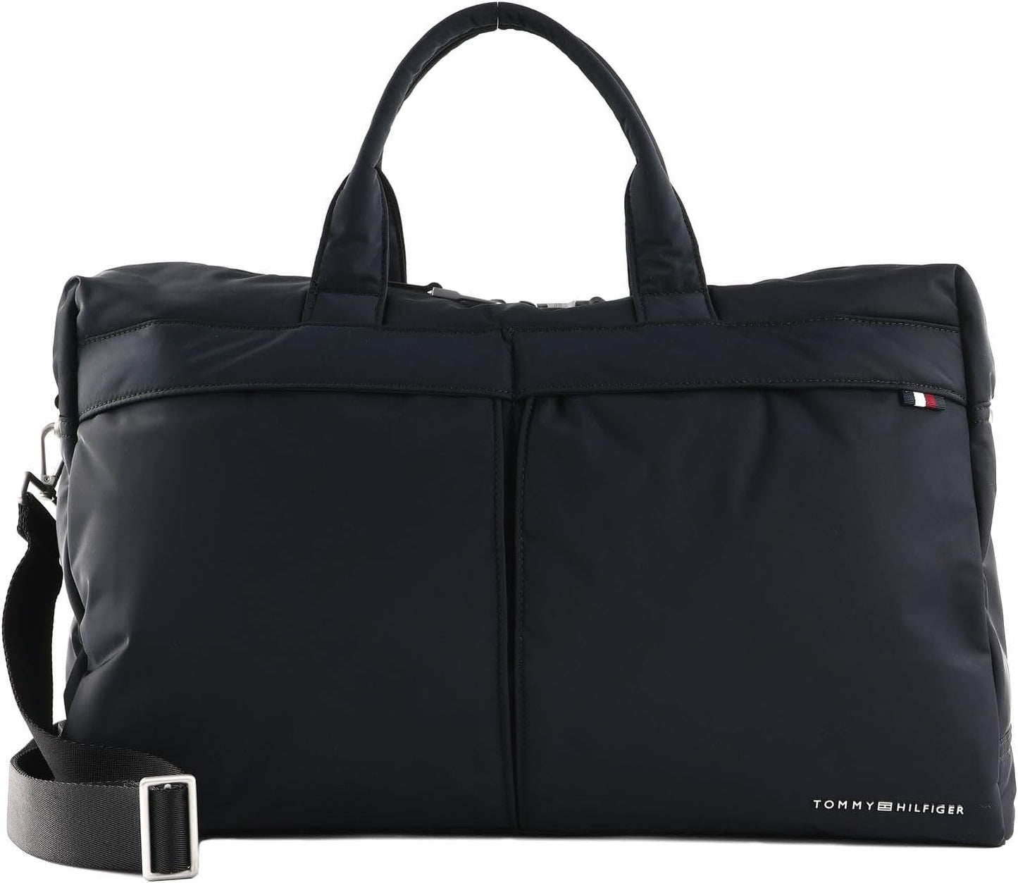 Tommy Hilfiger TH Signature Travel Bag AM0AM12218 Bolso de viaje para hombre, negro (Black) Equipaje y equipo de viaje Naty Shop Default Title