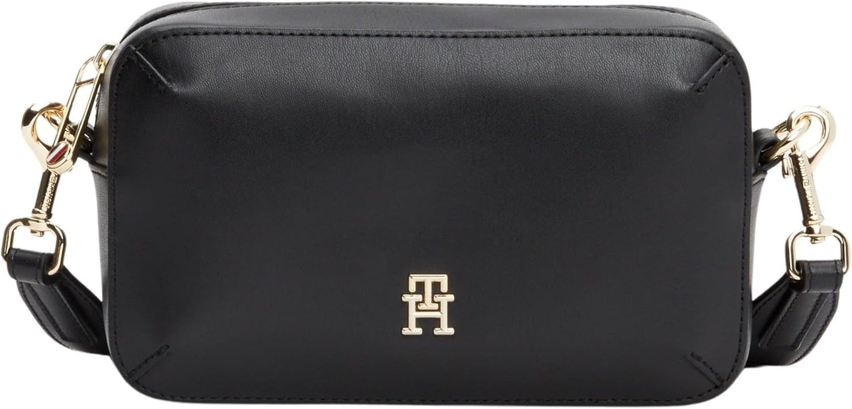 Tommy Hilfiger Bolso bandolera Chic Flap Crossover Small Bolsos Mujer Naty Shop Negro (black)
