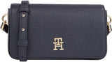 Tommy Hilfiger Bolso Bandolera Emblem Flap Crossover Bolsos Pequeños Mujer Naty Shop Space Blue