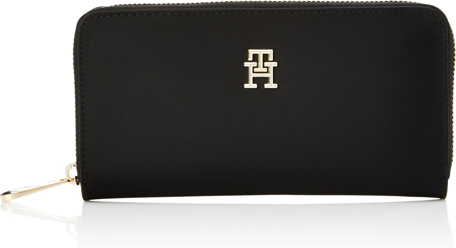 Tommy Hilfiger Cartera Mujer Poppy Cartera Grande Con Ranuras Para Tarjetas Mujer Naty Shop Black Os