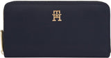 Tommy Hilfiger Cartera Mujer Poppy Cartera Grande Con Ranuras Para Tarjetas Mujer Naty Shop Space Blue Os