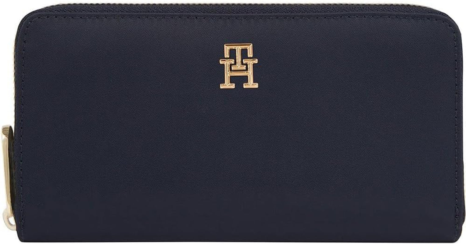 Tommy Hilfiger Cartera Mujer Poppy Cartera Grande Con Ranuras Para Tarjetas Mujer Naty Shop Space Blue Os