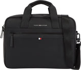 Tommy Hilfiger ESSENTIAL PU COMPUTER BAG bolso para portátil para hombre, Negro, OS Equipaje y equipo de viaje Naty Shop Título predeterminado