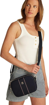 TOMMY HILFIGER Mujer Poppy Camera Bag Body Aw0aw17230 Crossover Equipaje de viaje y equipaje Naty Shop