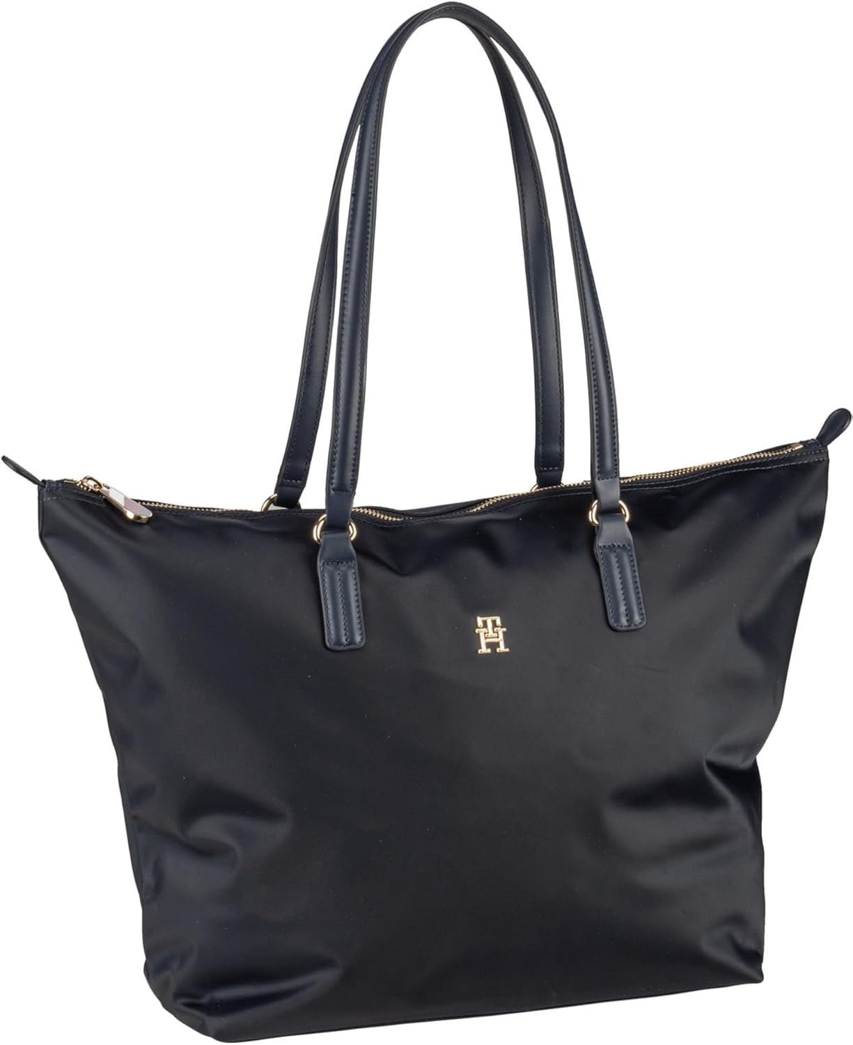 Tommy Hilfiger Bolso tote Poppy con cremallera Mujer Bolsos Naty Shop Azul (Space Blue)
