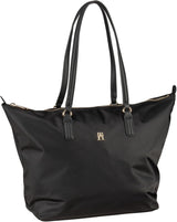 Tommy Hilfiger Poppy Tote Zipper Bag Bolsos Mujer Naty Shop Negro (Negro)