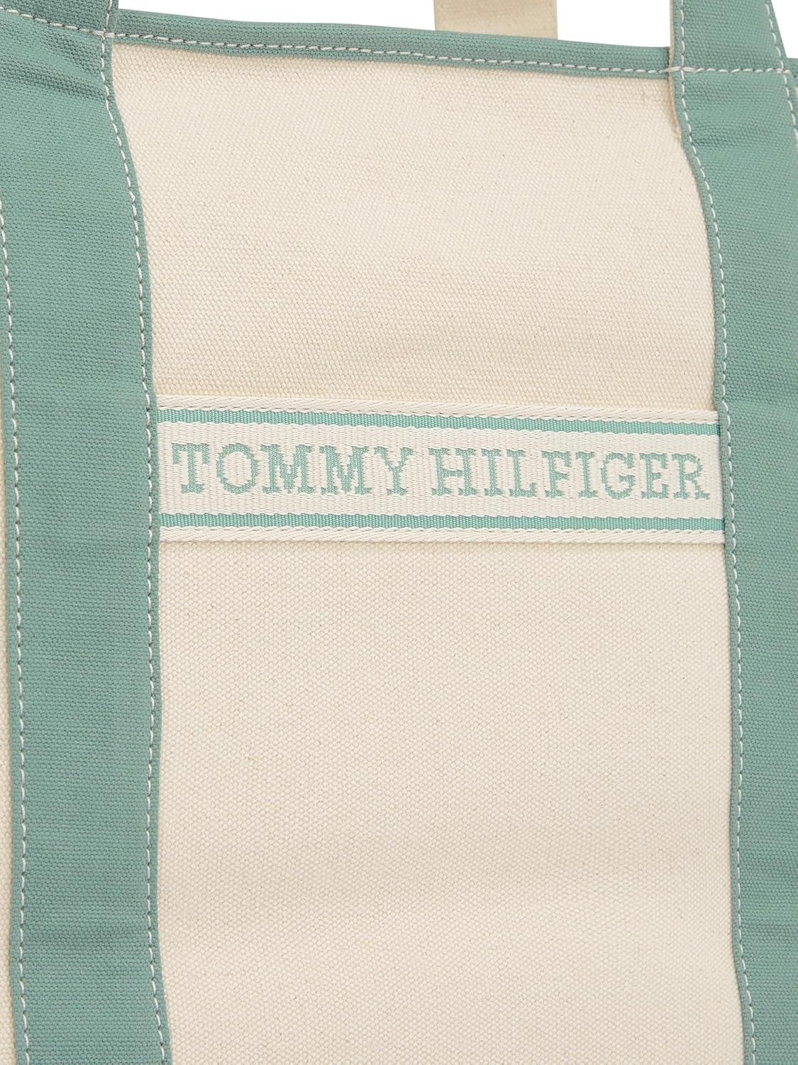 TOMMY HILFIGER Mujer Th Summer Canvas Tote Aw0aw17421 Bolso shopper Mujer Bolsos Naty Shop