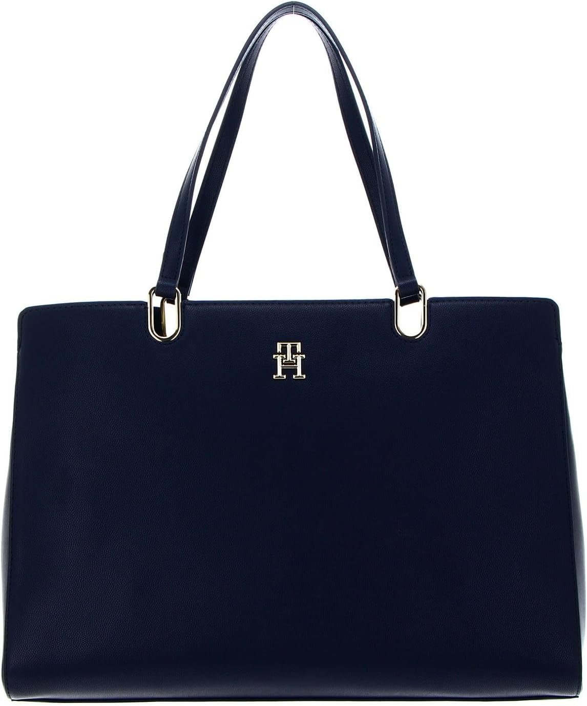 Tommy Hilfiger TH Timeless Satchel Bag con bolsillos interiores, Azul (Space Blue), Talla única Bolsos Mujer Naty Shop Default Title