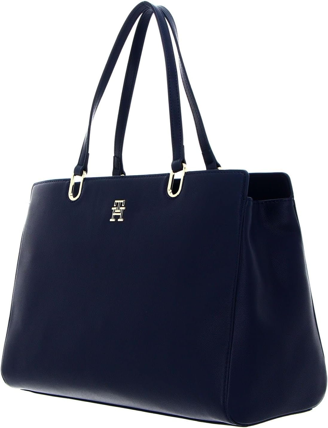 Tommy Hilfiger Bag TH Timeless Satchel Mujer con Bolsillos Interiores, Azul (Space Blue), Talla Única Bolsos Mujer Naty Shop