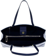 Tommy Hilfiger Bag TH Timeless Satchel Mujer con Bolsillos Interiores, Azul (Space Blue), Talla Única Bolsos Mujer Naty Shop