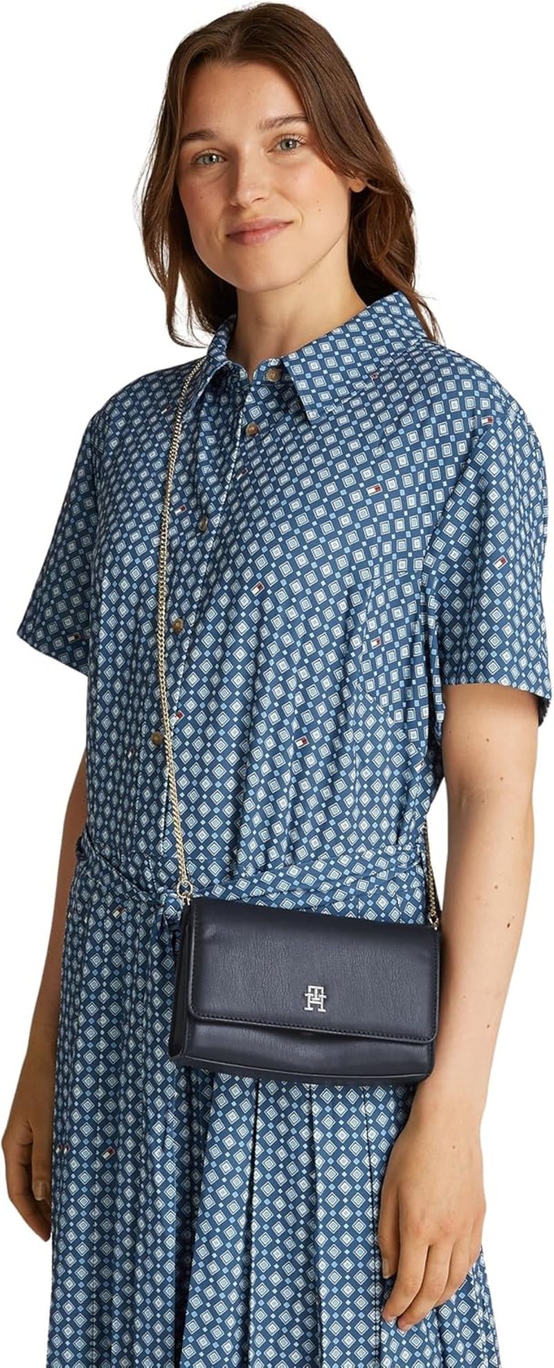 Tommy Hilfiger Bolso De Hombro Eternity Chain Bolsos De Hombro Cruzados Con Cadena Mujer Naty Shop