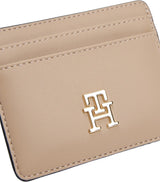 Tommy Hilfiger tarjetero para mujer Mujer con logo, Beige (Coastal Taupe), Talla única Cartera para hombre Naty Shop