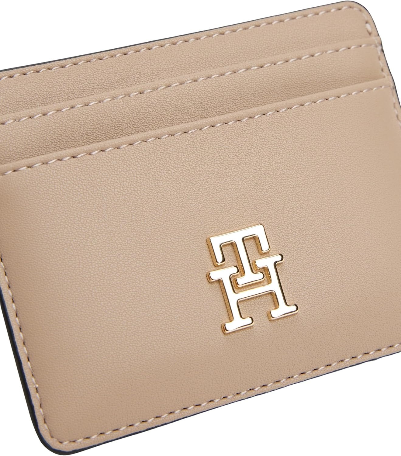 Tommy Hilfiger tarjetero para mujer Mujer con logo, Beige (Coastal Taupe), Talla única Cartera para hombre Naty Shop
