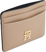 Tommy Hilfiger tarjetero para mujer Mujer con logo, Beige (Coastal Taupe), Talla única Cartera para hombre Naty Shop