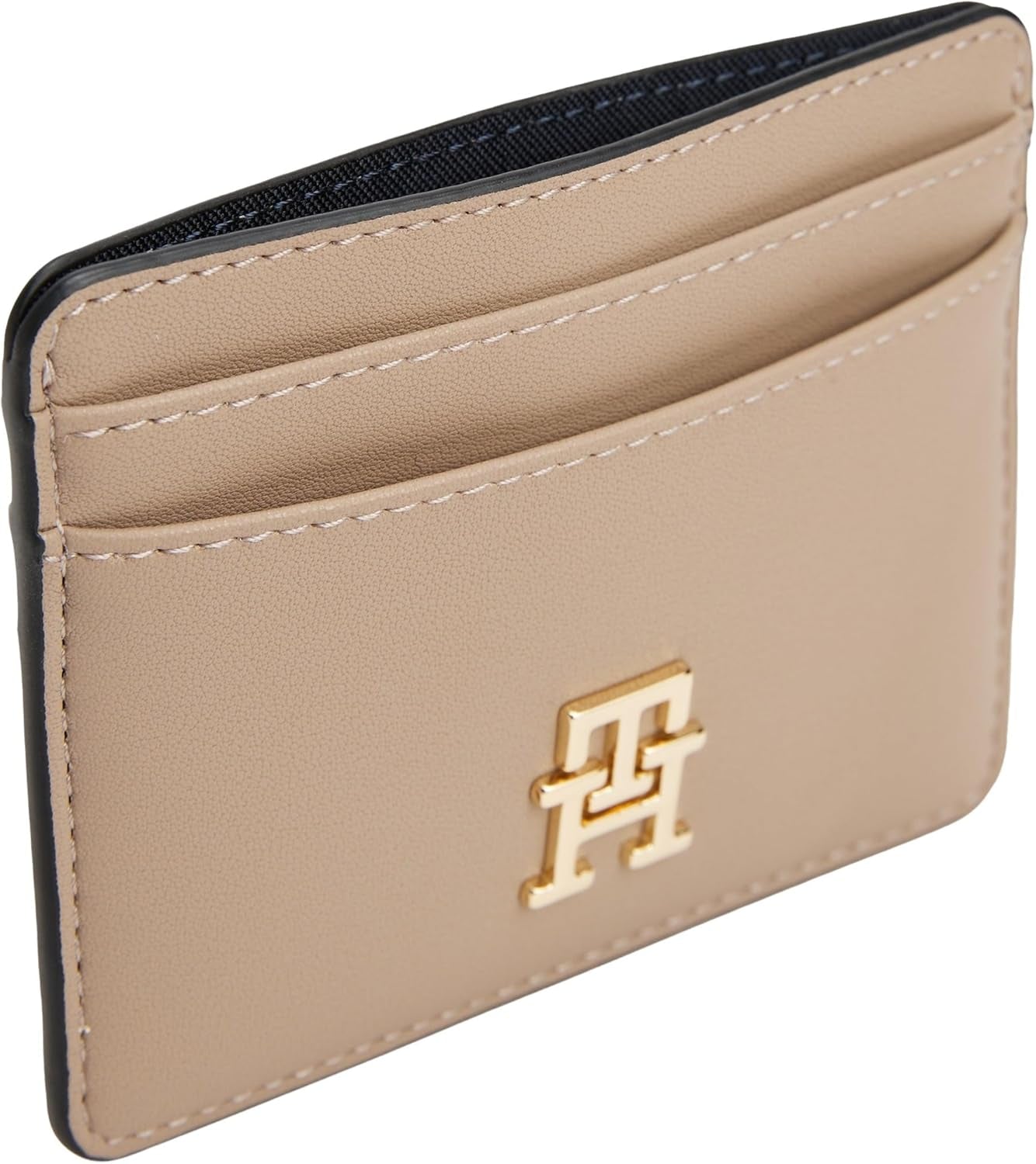 Tommy Hilfiger tarjetero para mujer Mujer con logo, Beige (Coastal Taupe), Talla única Cartera para hombre Naty Shop