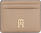 Tommy Hilfiger tarjetero para mujer Mujer con logo, Beige (Coastal Taupe), Talla única Cartera para hombre Naty Shop Título predeterminado