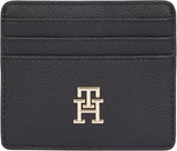 Tarjetero de mujer Tommy Hilfiger Soft Logotape Small, negro, talla única Cartera de mujer Naty Shop Título predeterminado