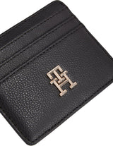Tommy Hilfiger Tarjetero de mujer Soft Logotape Small, negro, talla única Cartera Mujer Naty Shop