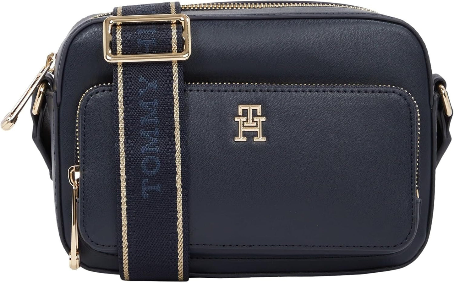 Tommy Hilfiger Bolso para cámara Th Joy para mujer Aw0aw16812 Crossover Equipaje y equipo de viaje Naty Shop Azul (Azul espacial)