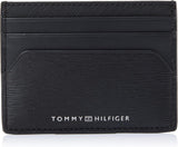 Tommy Hilfiger Hombre TH PLAQUE CC HOLDER, Negro, Talla única Carteras para hombre Naty Shop Default Title