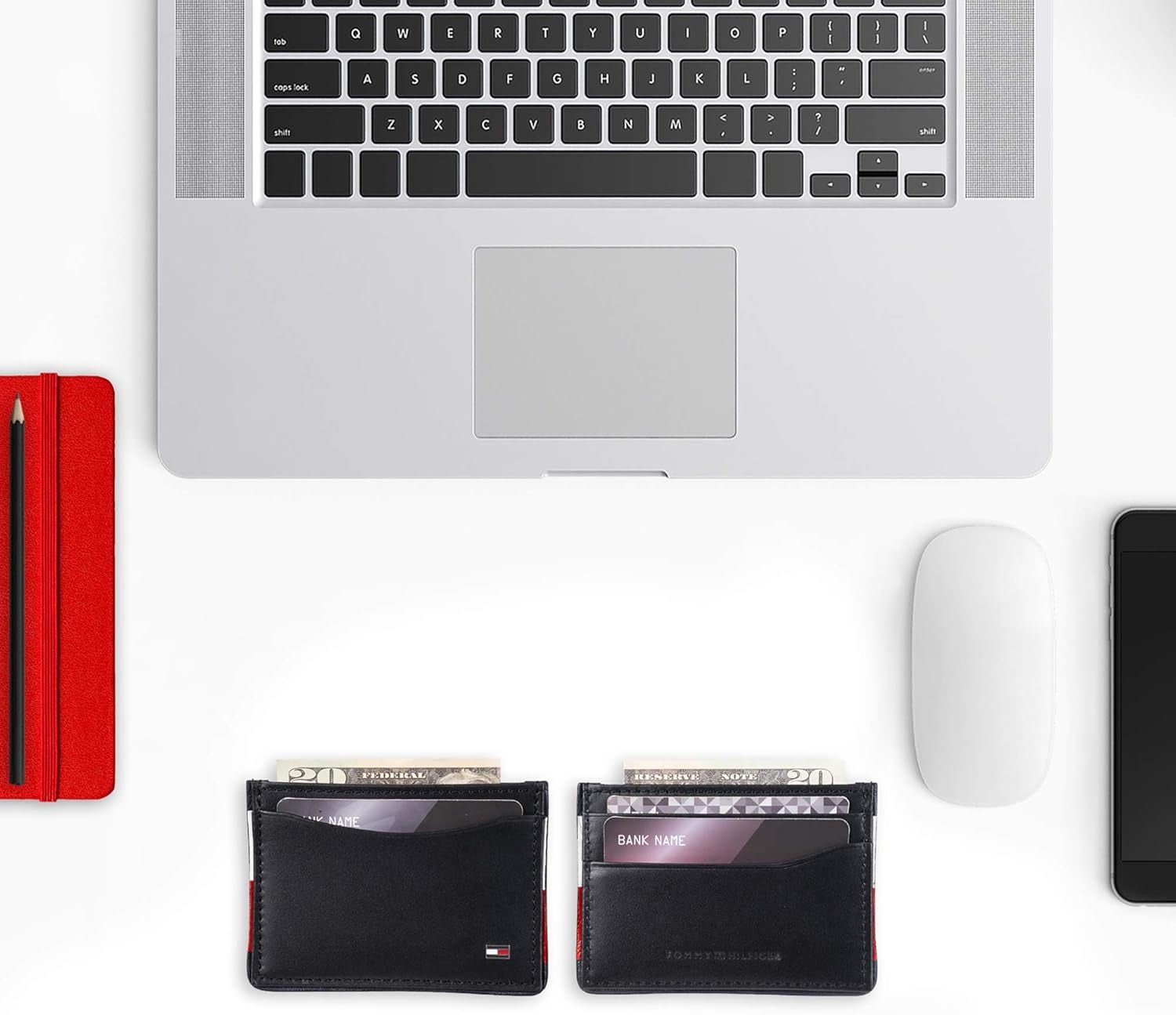 Tommy Hilfiger Tarjetero con bloqueo RFID para hombre, tarjetero, tarjetero, cartera para hombre Naty Shop