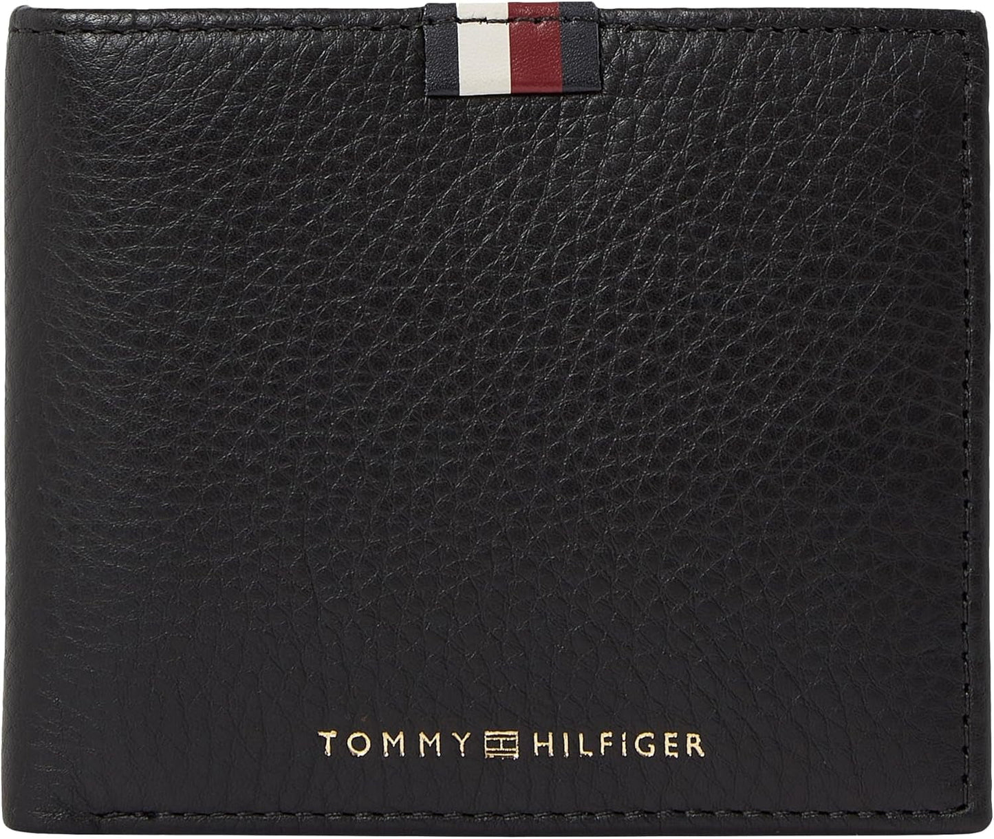 Tommy Hilfiger Th Prem Lea Cc Flap and Coin Am0am11270 Carteras Hombre Naty Shop Black (Black) Bone